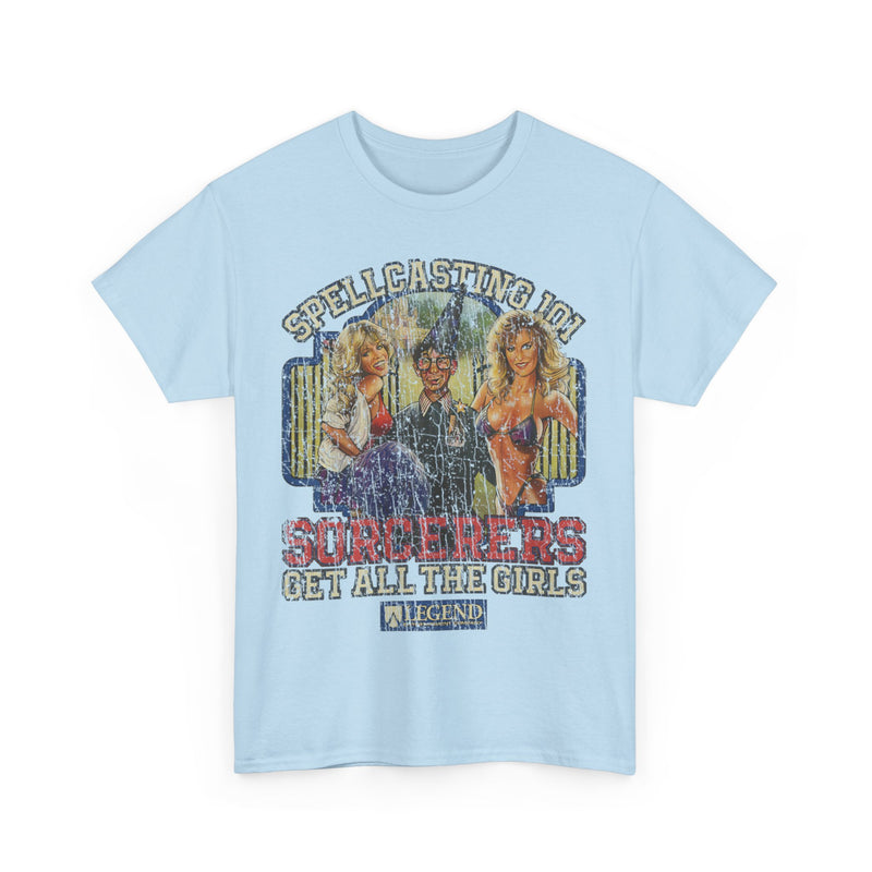 Load image into Gallery viewer, Spellcasting 101 Sorcerers Get All the Girls 1990 Adventure Video Game T-shirt