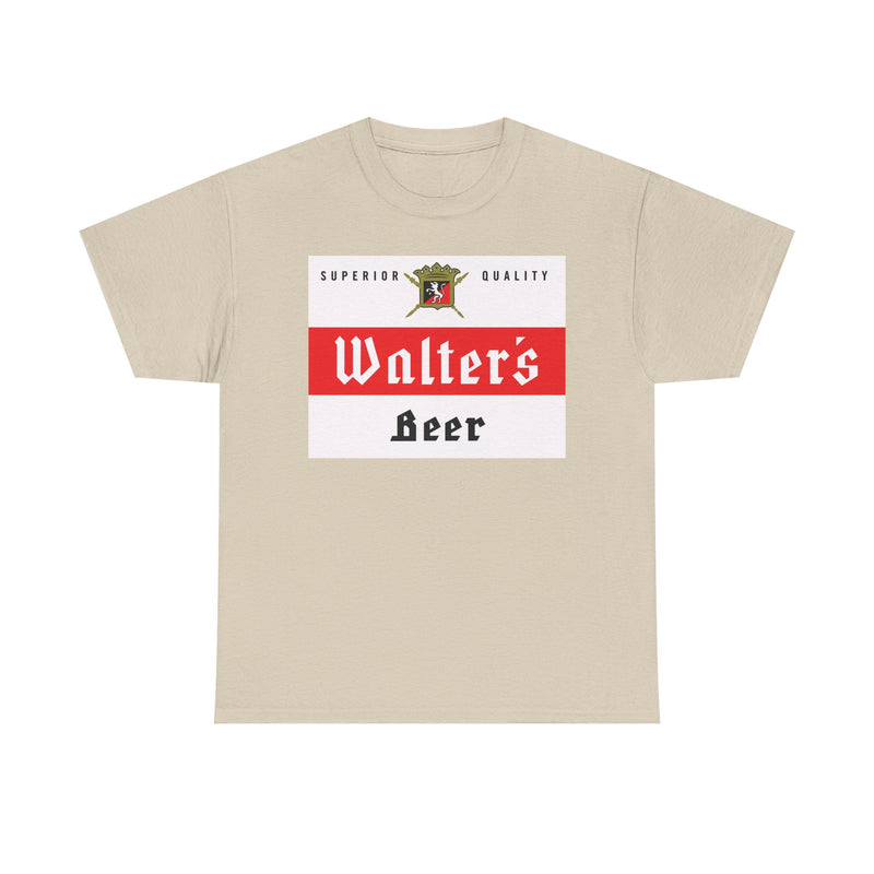 Load image into Gallery viewer, Walter's Beer Superior Quality Logo Brewery Brand T-Shirt