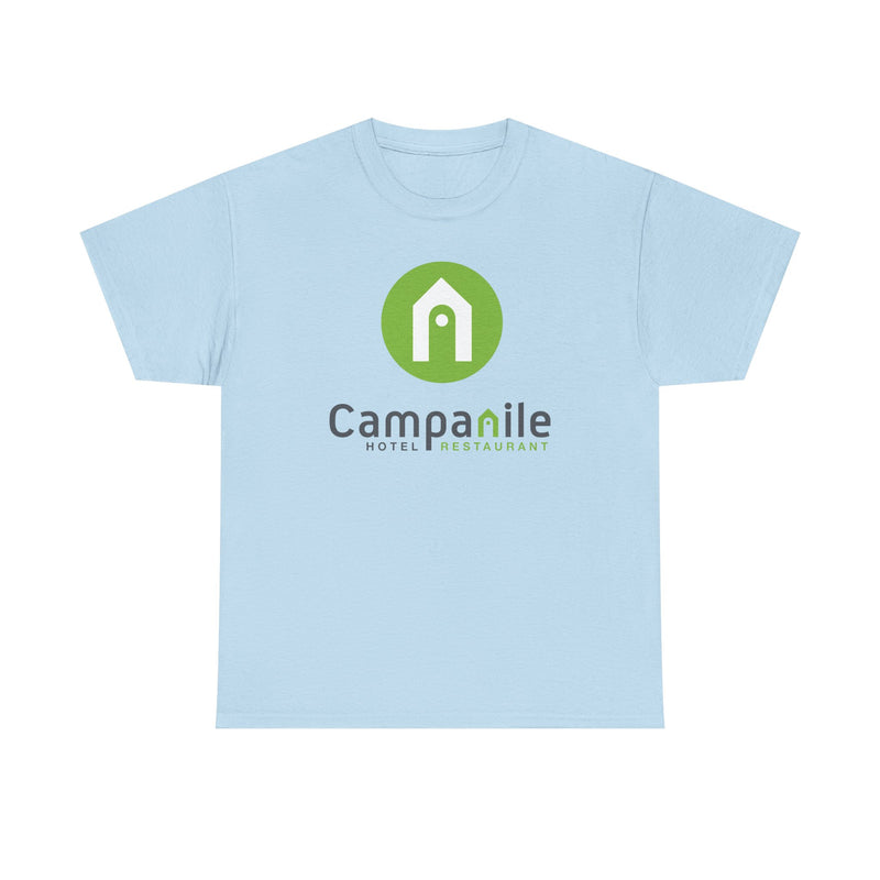 Load image into Gallery viewer, Campanile Restaurant T-Shirt - Fine Dining Industry Defunct Logo Tee