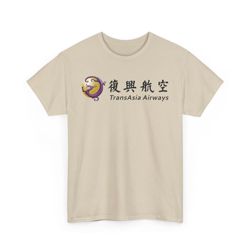 Load image into Gallery viewer, TransAsia Airways Purple Dragon Logo Taiwanese Carrier Vintage T-shirt