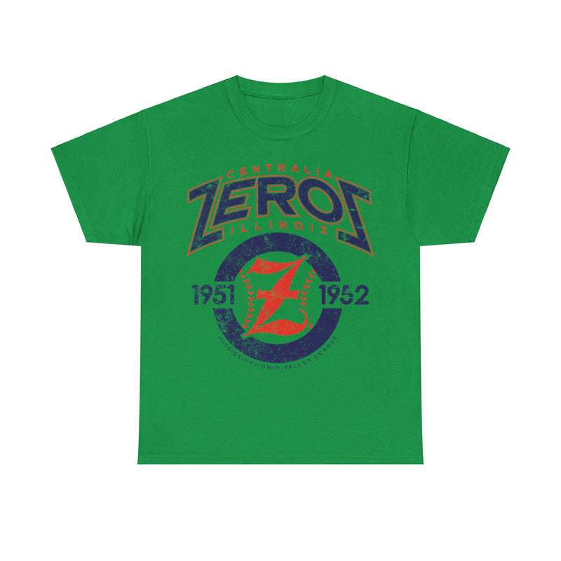 Load image into Gallery viewer, Centralia Zeros Est 1951 Illinois Baseball Team T-shirt