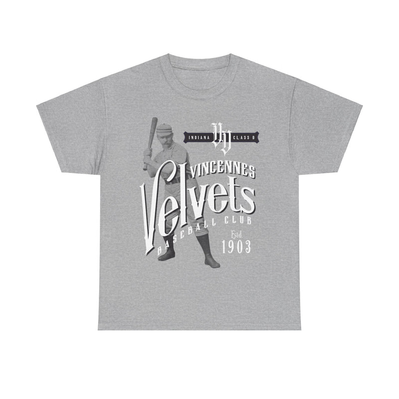 Load image into Gallery viewer, Vincennes Velvets Est 1903 Indiana Baseball T-shirt