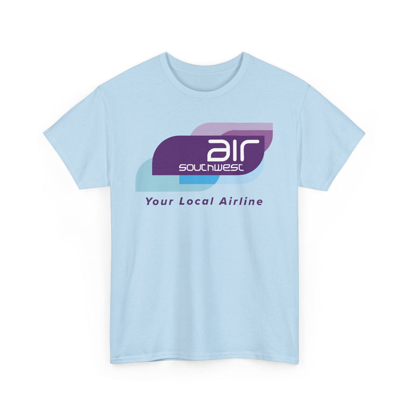Load image into Gallery viewer, Air Southwest Your Local Airline Vintage British Regional Carrier Logo T-shirt
