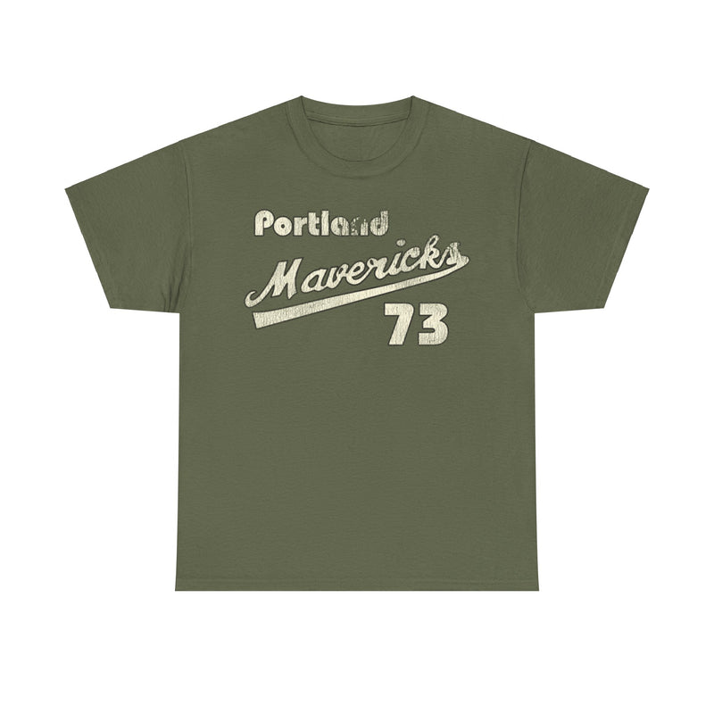 Load image into Gallery viewer, Portland Mavericks Distressed Logo Oregon Baseball T-shirt
