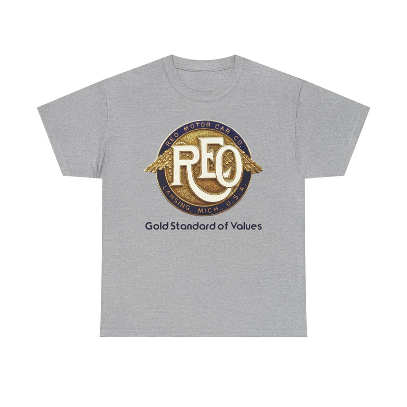 Load image into Gallery viewer, REO Motor Car Co Lansing Michigan Gold Standard Wings T-shirt