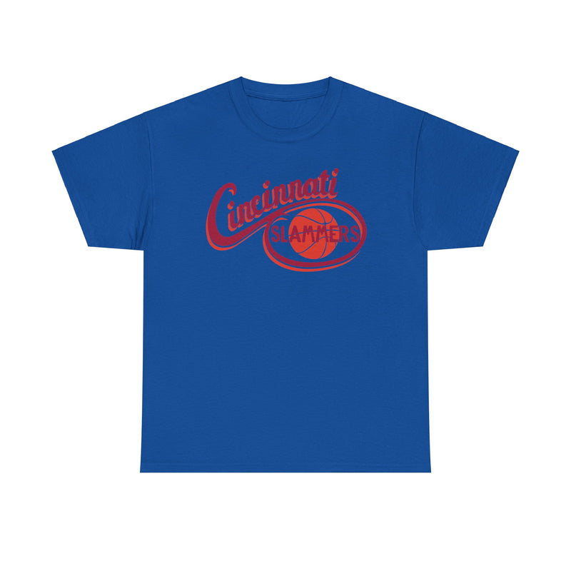 Load image into Gallery viewer, Cincinnati Slammers Ohio CBA Basketball 1984-1987 T-shirt