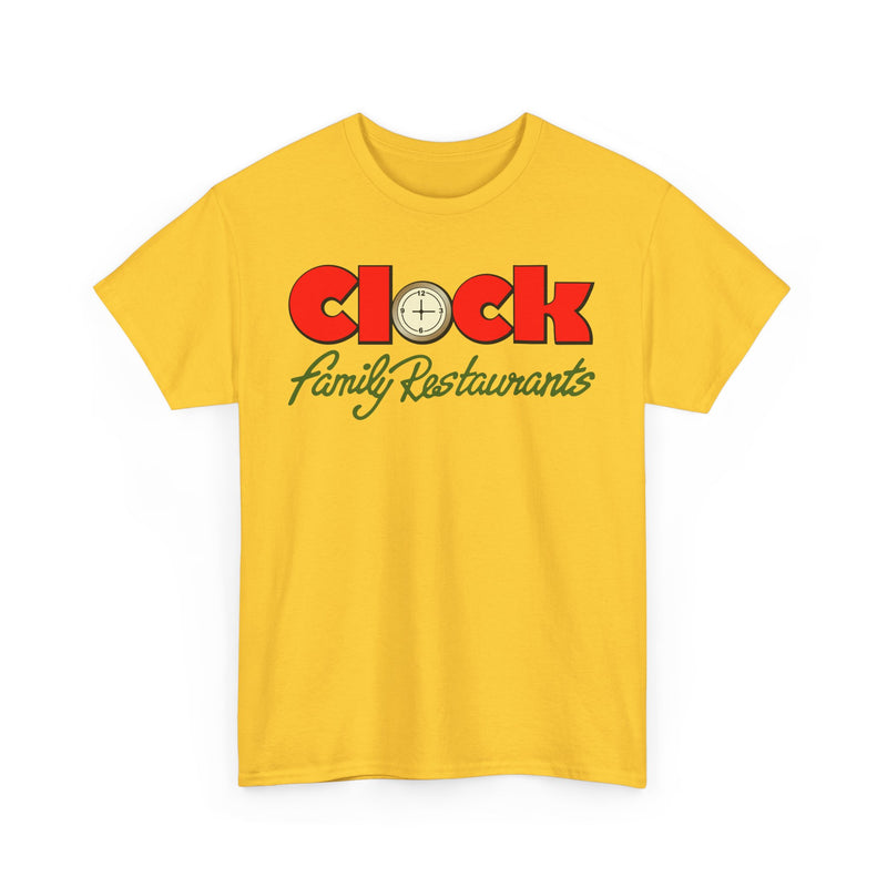 Load image into Gallery viewer, Clock Family Restaurants Vintage Diner Classic Restaurant Logo T-Shirt