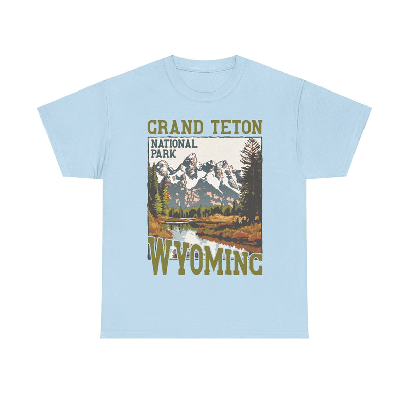 Load image into Gallery viewer, Grand Teton National Park Wyoming Poster Print T-shirt