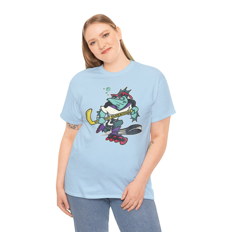 Load image into Gallery viewer, San Diego Barracudas Roller Hockey Nostalgic Logo T-shirt