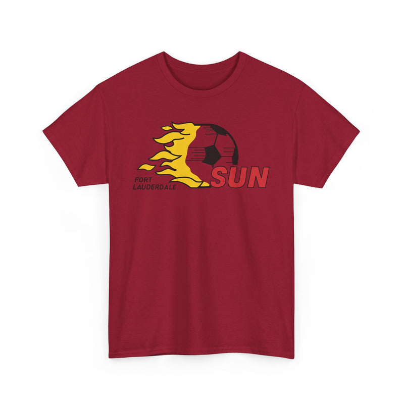 Load image into Gallery viewer, Fort Lauderdale Sun United Soccer League 1984 Logo T-shirt