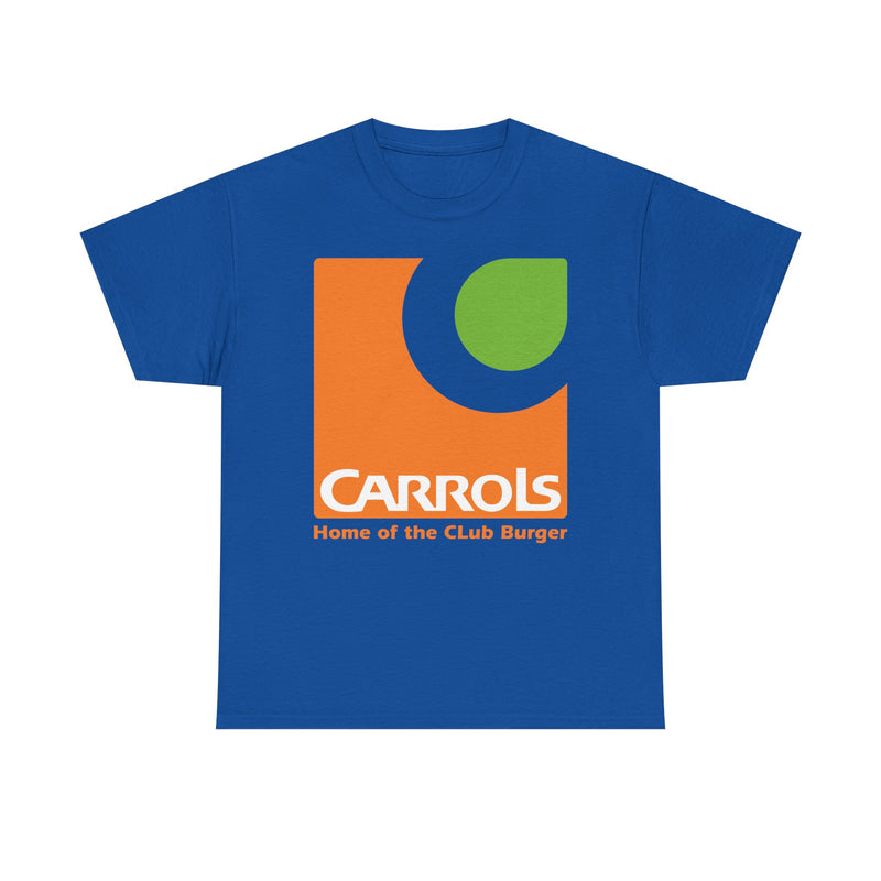 Load image into Gallery viewer, Carrols Home of Club Burger Vintage Classic Chain Restaurant Logo T-Shirt