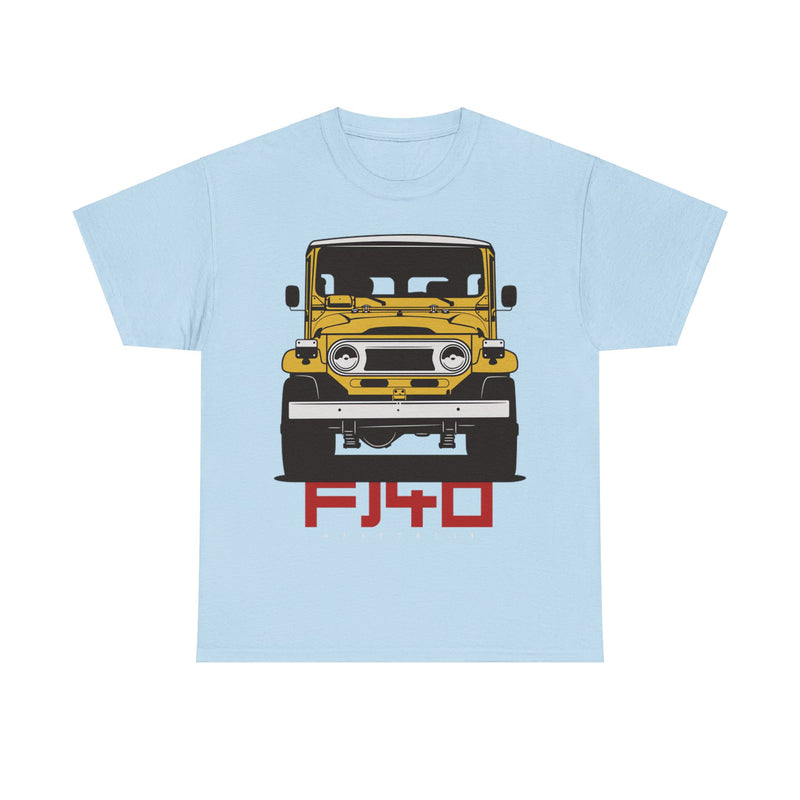 Load image into Gallery viewer, Toyota Land Cruiser FJ40 Yellow Car Double-sided T-shirt