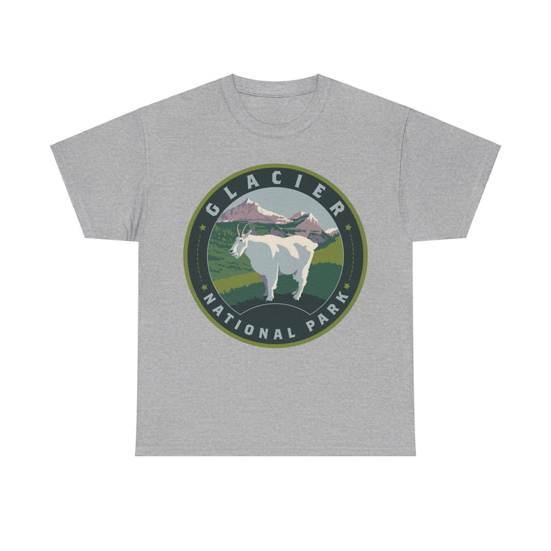 Load image into Gallery viewer, Glacier National Park Montana Round Logo T-shirt