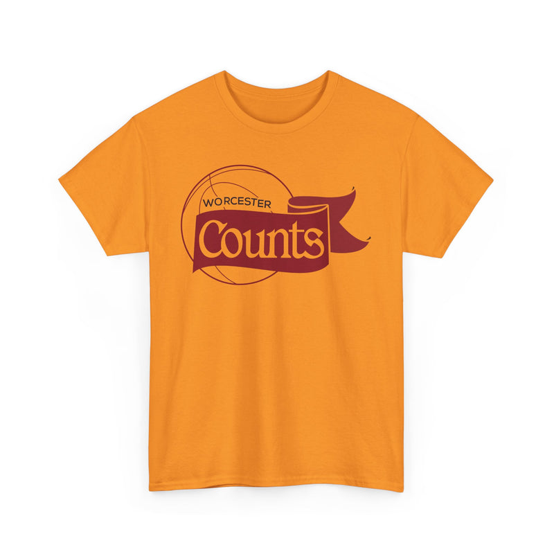Load image into Gallery viewer, Worcester Counts Basketball 1989 Massachusetts T-shirt