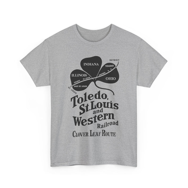 Load image into Gallery viewer, Toledo St Louis Western Clover Leaf Route Railroad Logo T-Shirt