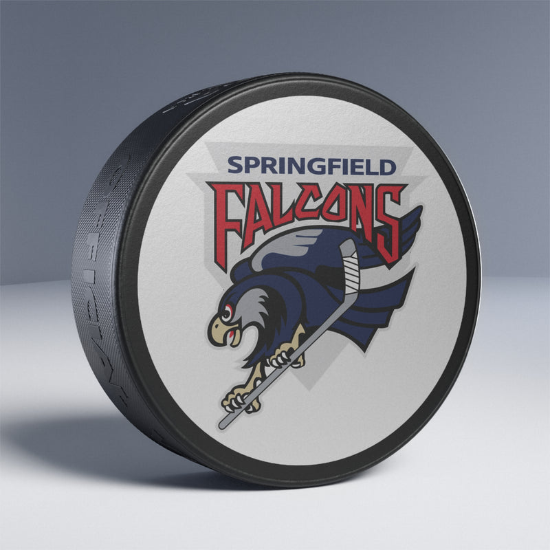 Load image into Gallery viewer, Springfield Falcons Massachusetts 1994-2016 Hockey Puck