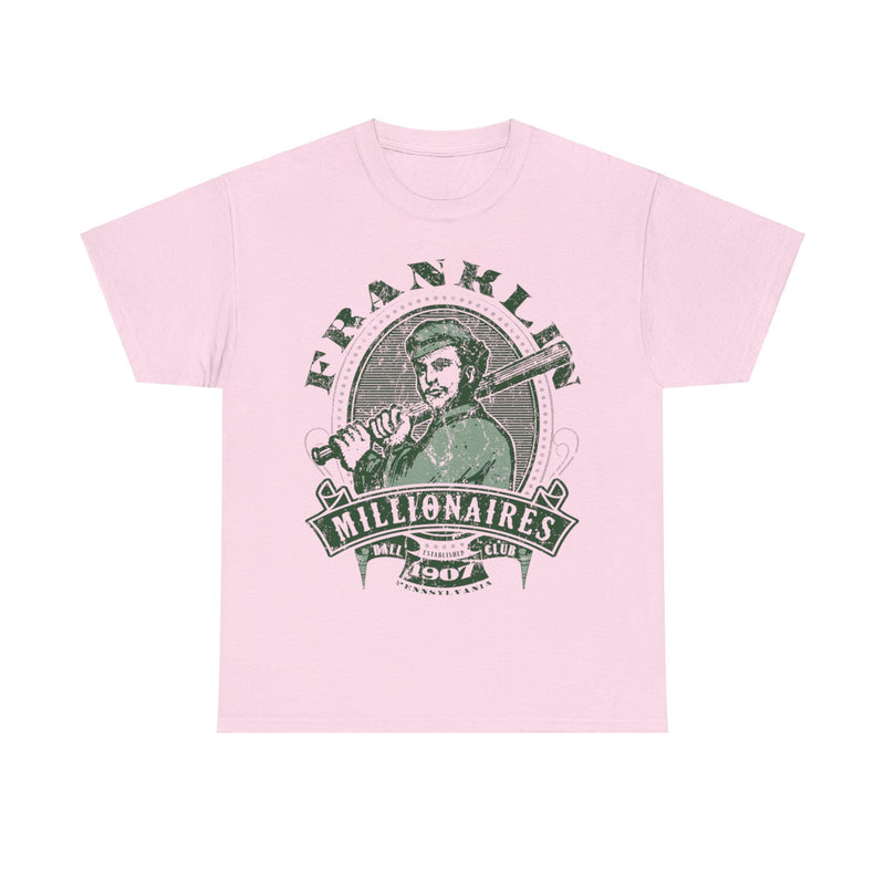 Load image into Gallery viewer, Franklin Millionaires Est 1907 Pennsylvania Baseball T-shirt