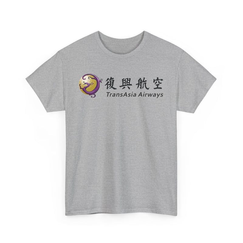 Load image into Gallery viewer, TransAsia Airways Purple Dragon Logo Taiwanese Carrier Vintage T-shirt