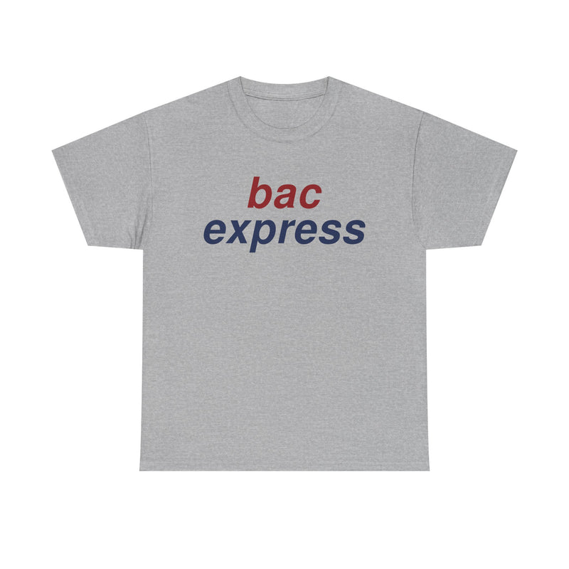 Load image into Gallery viewer, BAC Express Red Blue Two-Tone Aviation Commuter Airline Retro Logo T-shirt