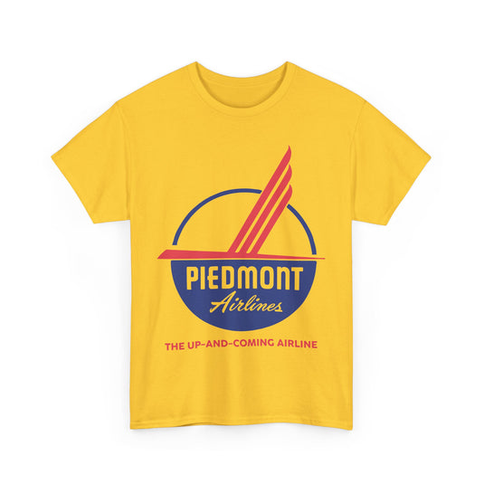 Piedmont Airlines Red White Blue Wing Up And Coming T-shirt