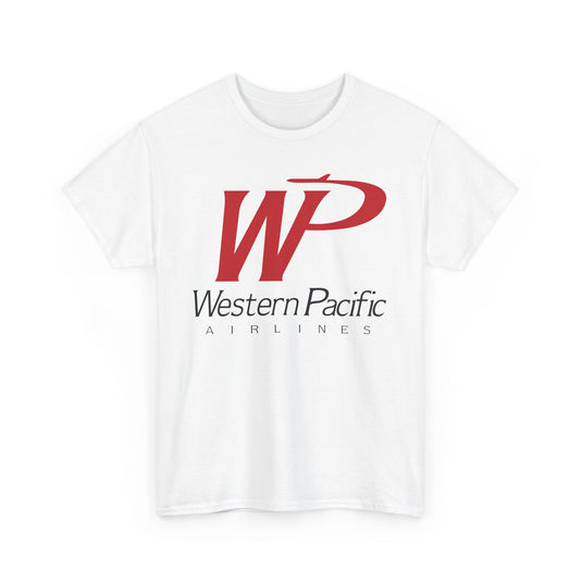 Western Pacific Airlines Vintage American Carrier Logo Classic Travel T-shirt