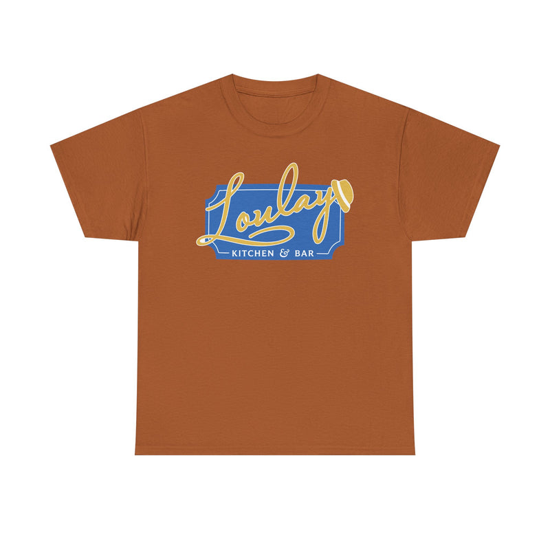 Load image into Gallery viewer, Loulay Kitchen & Bar T-Shirt - Restaurant Industry Defunct Logo Tee