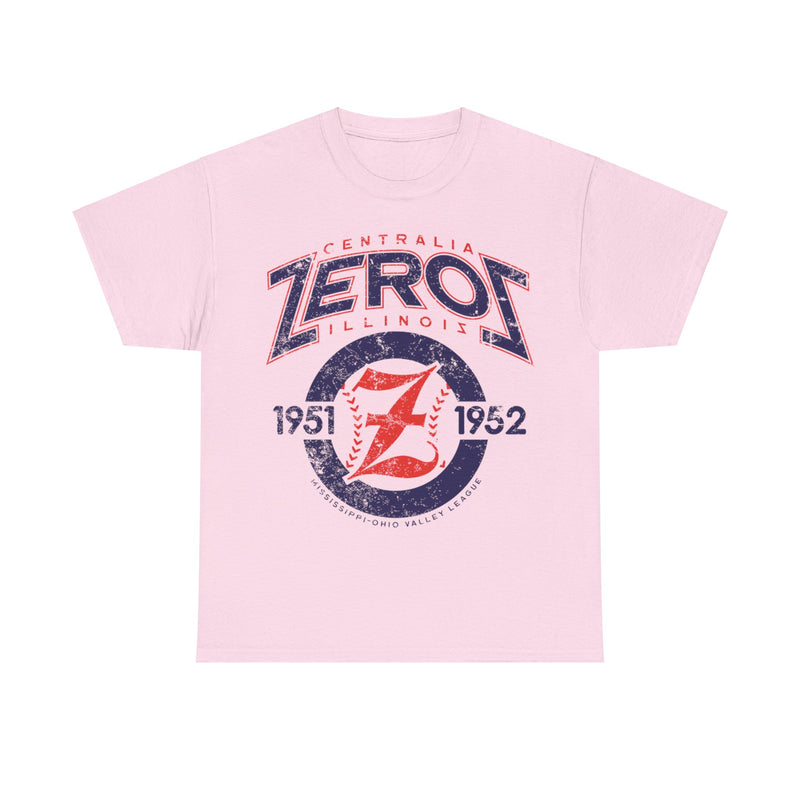 Load image into Gallery viewer, Centralia Zeros Est 1951 Illinois Baseball Team T-shirt