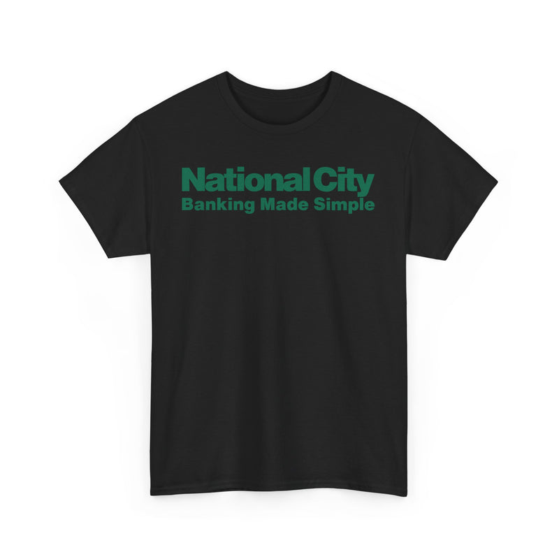 Load image into Gallery viewer, National City Banking Made Simple Financial Logo Bank Ohio T-Shirt