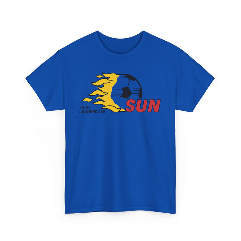 Load image into Gallery viewer, Fort Lauderdale Sun United Soccer League 1984 Logo T-shirt