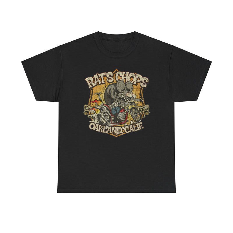Load image into Gallery viewer, Rats Chops California Custom Motorcycle Shop T-shirt