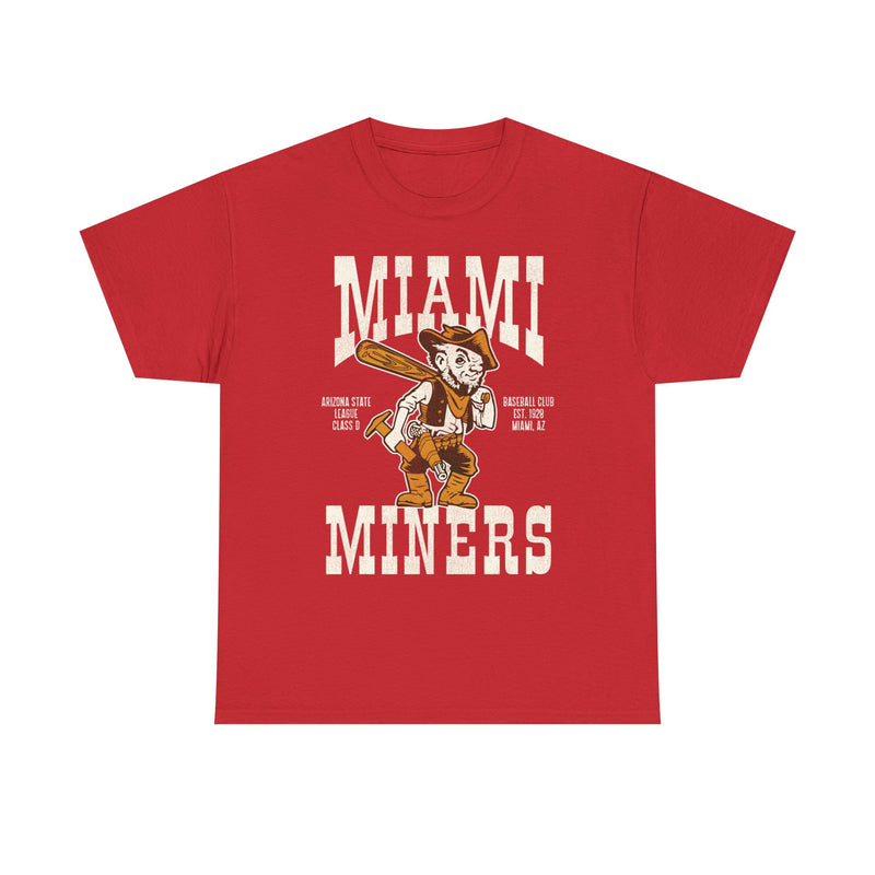 Load image into Gallery viewer, Miami Miners Nostalgic Retro Baseball Team T-shirt