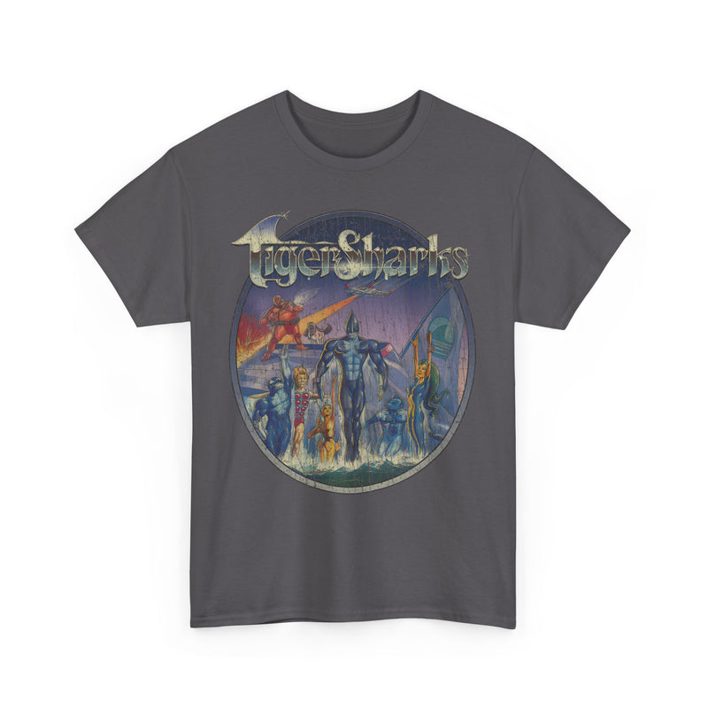 Load image into Gallery viewer, TigerSharks 1987 Action War Adventure Movie T-shirt