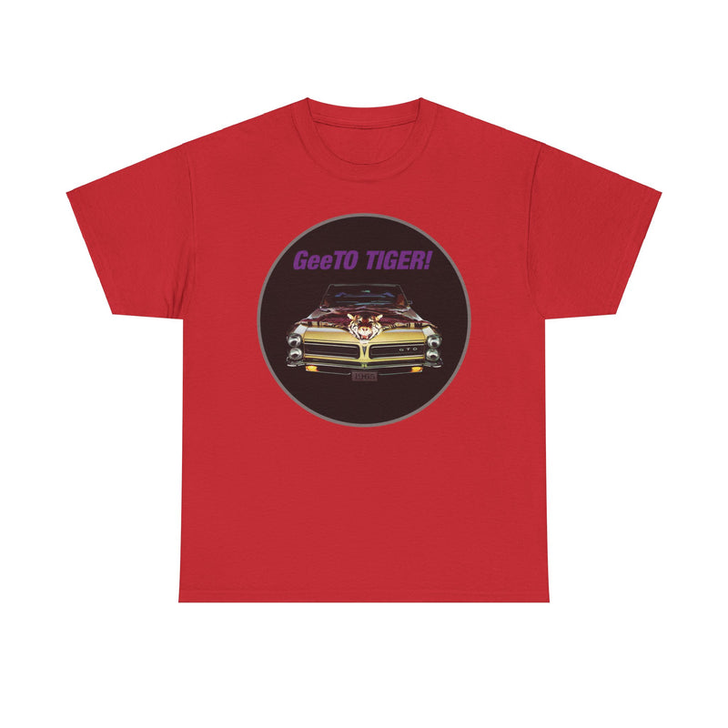 Load image into Gallery viewer, GeeTO Tuger 1965 Pontiac GTO Car T-shirt