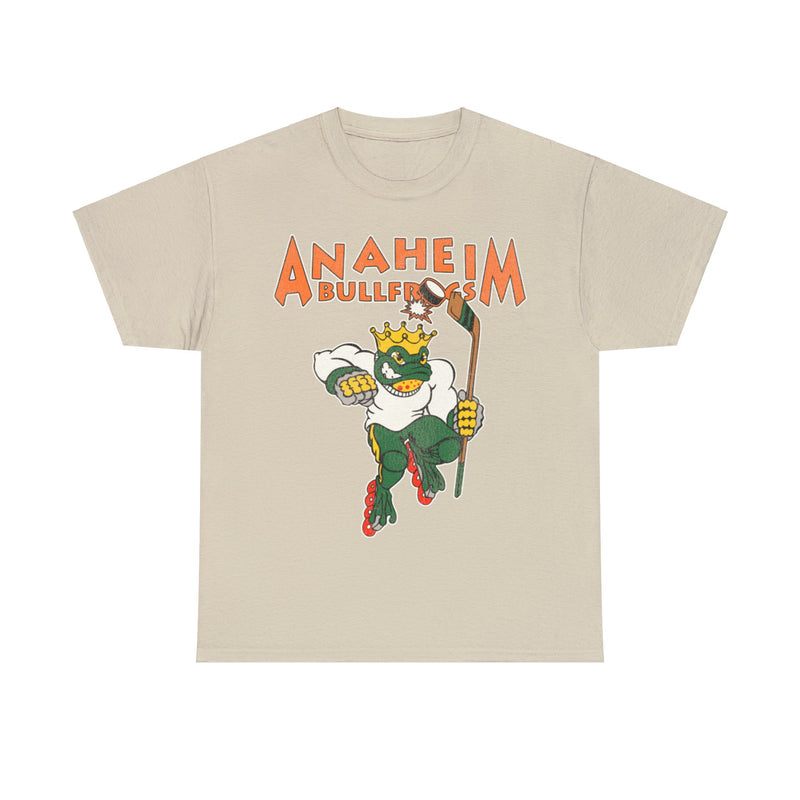 Load image into Gallery viewer, Anaheim Bullfrogs Logo Nostalgic Roller Hockey T-shirt