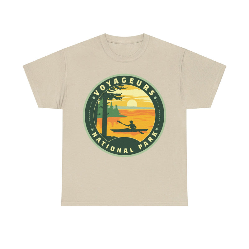 Load image into Gallery viewer, Voyageurs National Park Minnesota Round Logo T-shirt