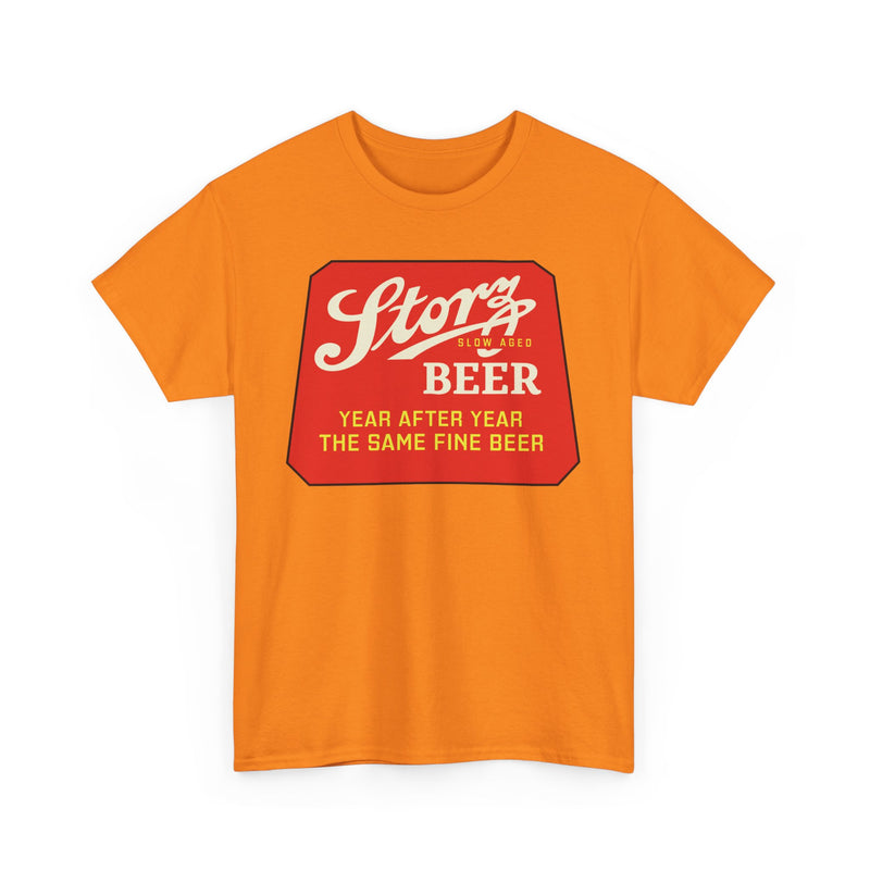Load image into Gallery viewer, Storz Beer Year After Year Same Fine Beer Slow Aged Logo T-Shirt