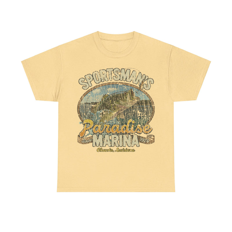 Load image into Gallery viewer, Sportsmans Paradise Louisiana Marina Store T-shirt