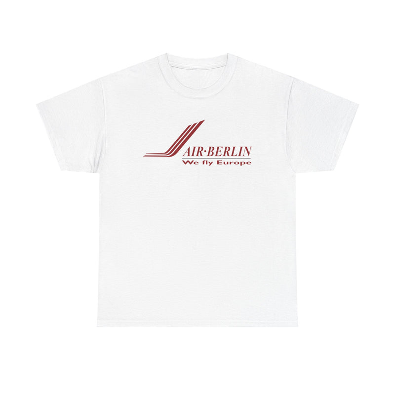 Load image into Gallery viewer, Air Berlin German Airline Vintage Red Logo European Aviation T-shirt