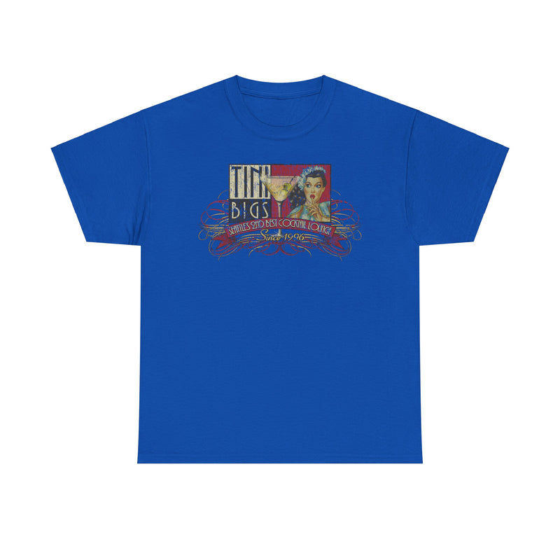 Load image into Gallery viewer, Tini Bigs Lounge 1996 Seattle Washington Cocktail Lounge Bar T-shirt