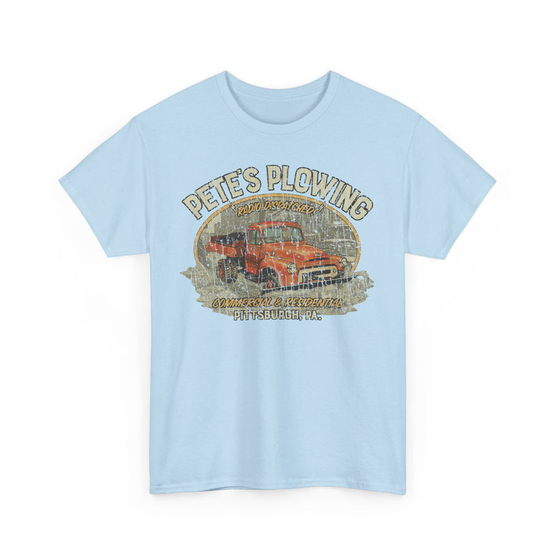 Load image into Gallery viewer, Petes Plowing Pittsburgh Pennsylvania Nostalgic T-shirt