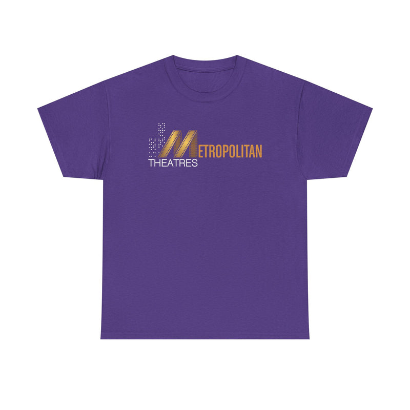 Load image into Gallery viewer, Metropolitan Theaters Film Strip Logo T-Shirt Movie Cinema Tee