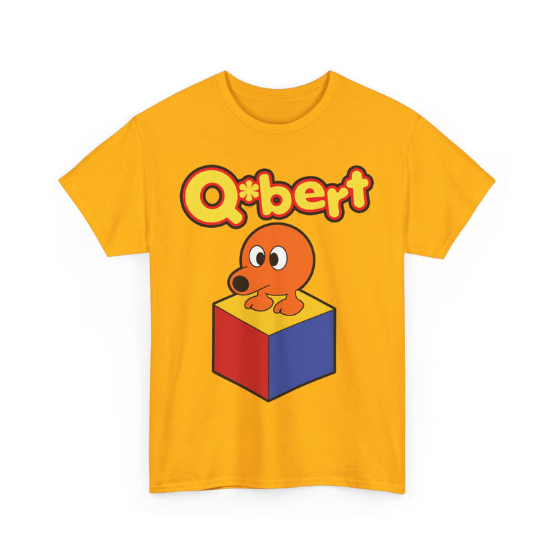 Load image into Gallery viewer, Qbert Logo Video Game Nostalgic T-shirt