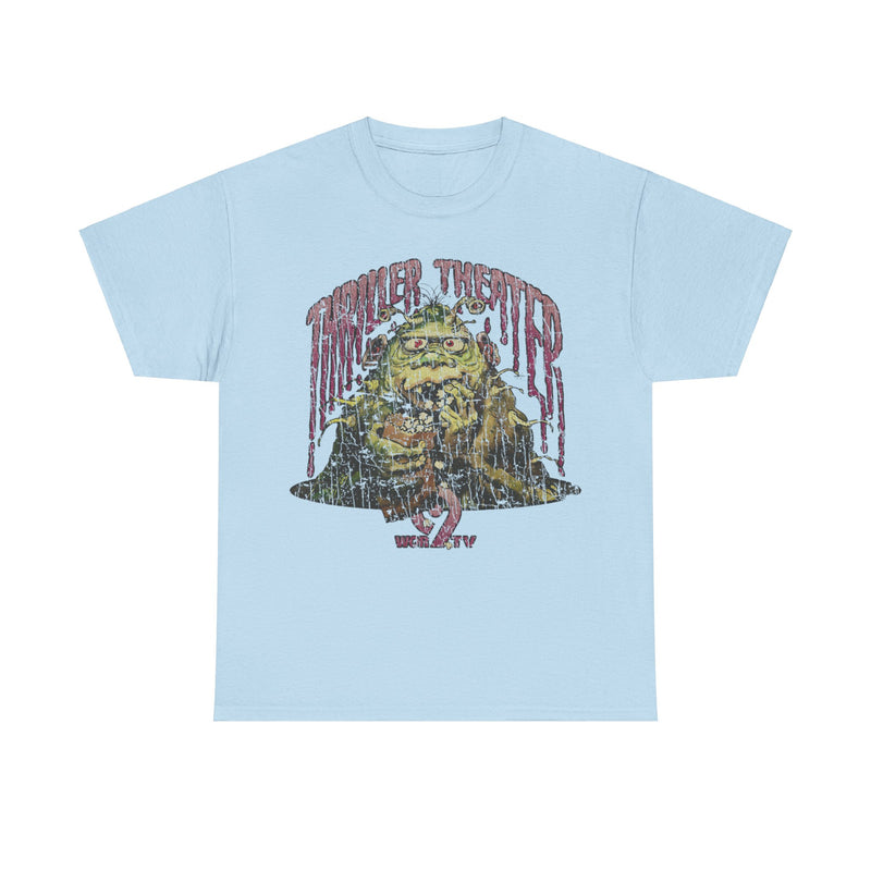 Load image into Gallery viewer, Thriller Theater Popcorn Monster 1971 TV Show Nostalgic T-shirt