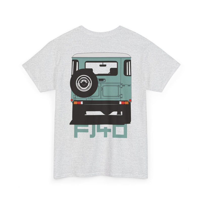Load image into Gallery viewer, Toyota Land Cruiser FJ40 Green Car Double-sided T-shirt