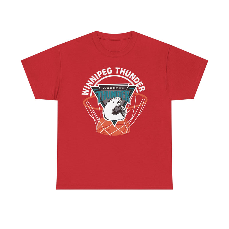 Load image into Gallery viewer, Winnipeg Thunder Basketball 1992-1994 World Basketball League T-shirt