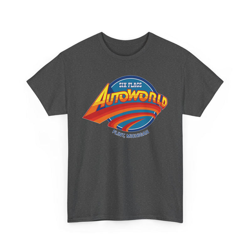 Load image into Gallery viewer, AutoWorld Flint Michigan T-Shirt - Classic Defunct Amusement Park
