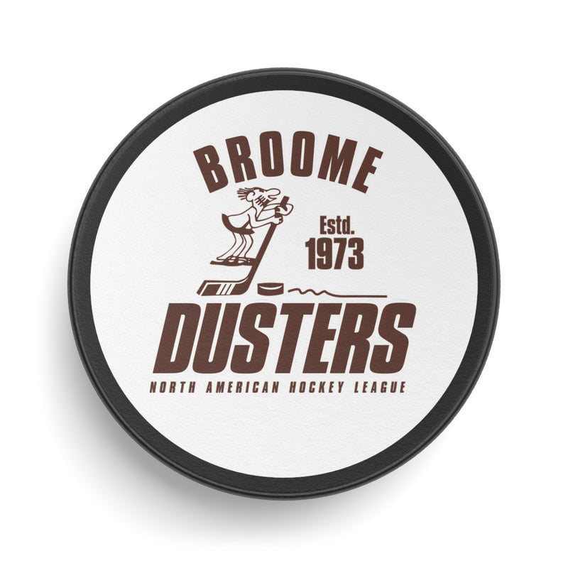 Load image into Gallery viewer, Broome Dusters 1973 Nostalgic Retro Hockey Puck