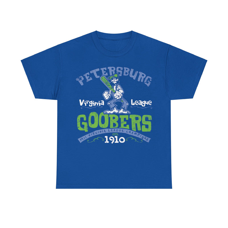 Load image into Gallery viewer, Petersburg Goobers Est 1910 Virginia Baseball T-shirt