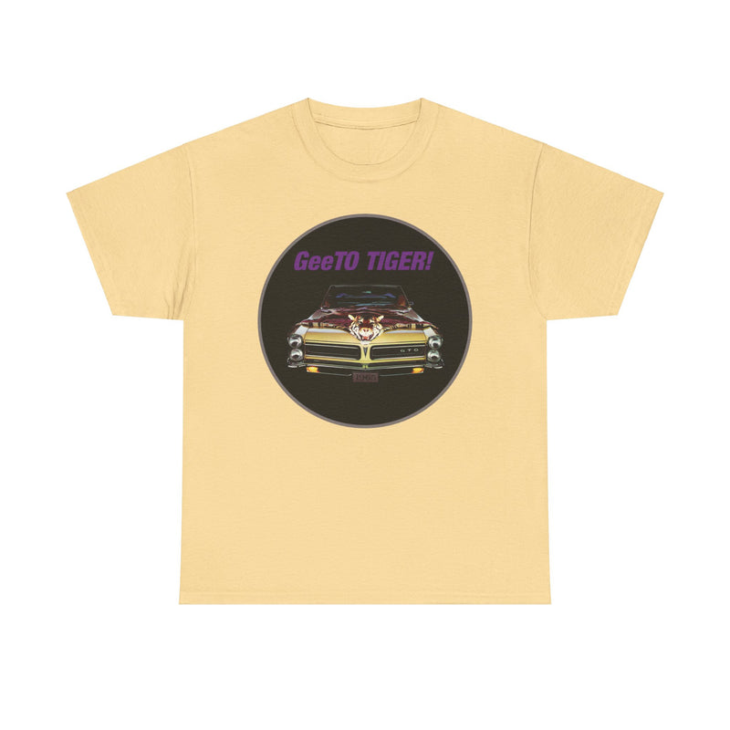 Load image into Gallery viewer, GeeTO Tuger 1965 Pontiac GTO Car T-shirt
