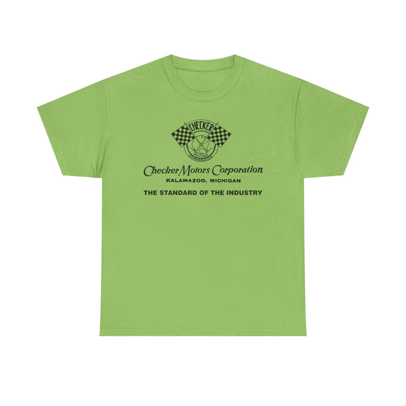 Load image into Gallery viewer, Vintage Checker Motors Kalamazoo Michigan Standard of Industry T-shirt